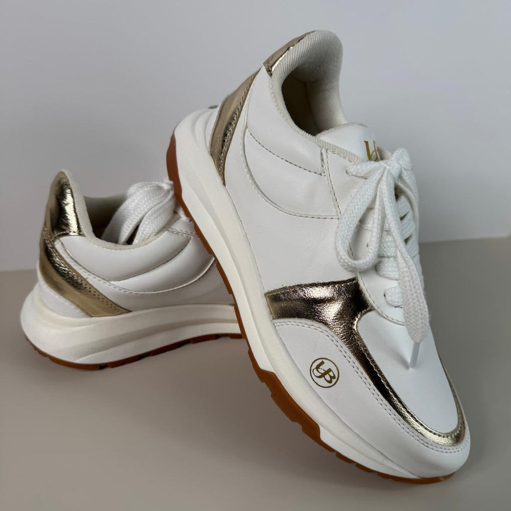 Vintage White & Gold Women’s Sneakers (Copia)