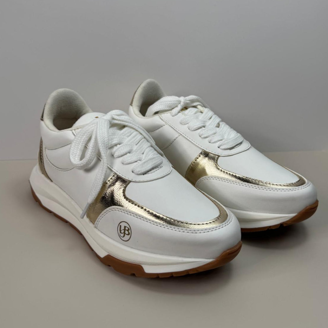 Vintage White & Gold Women’s Sneakers (Copia)