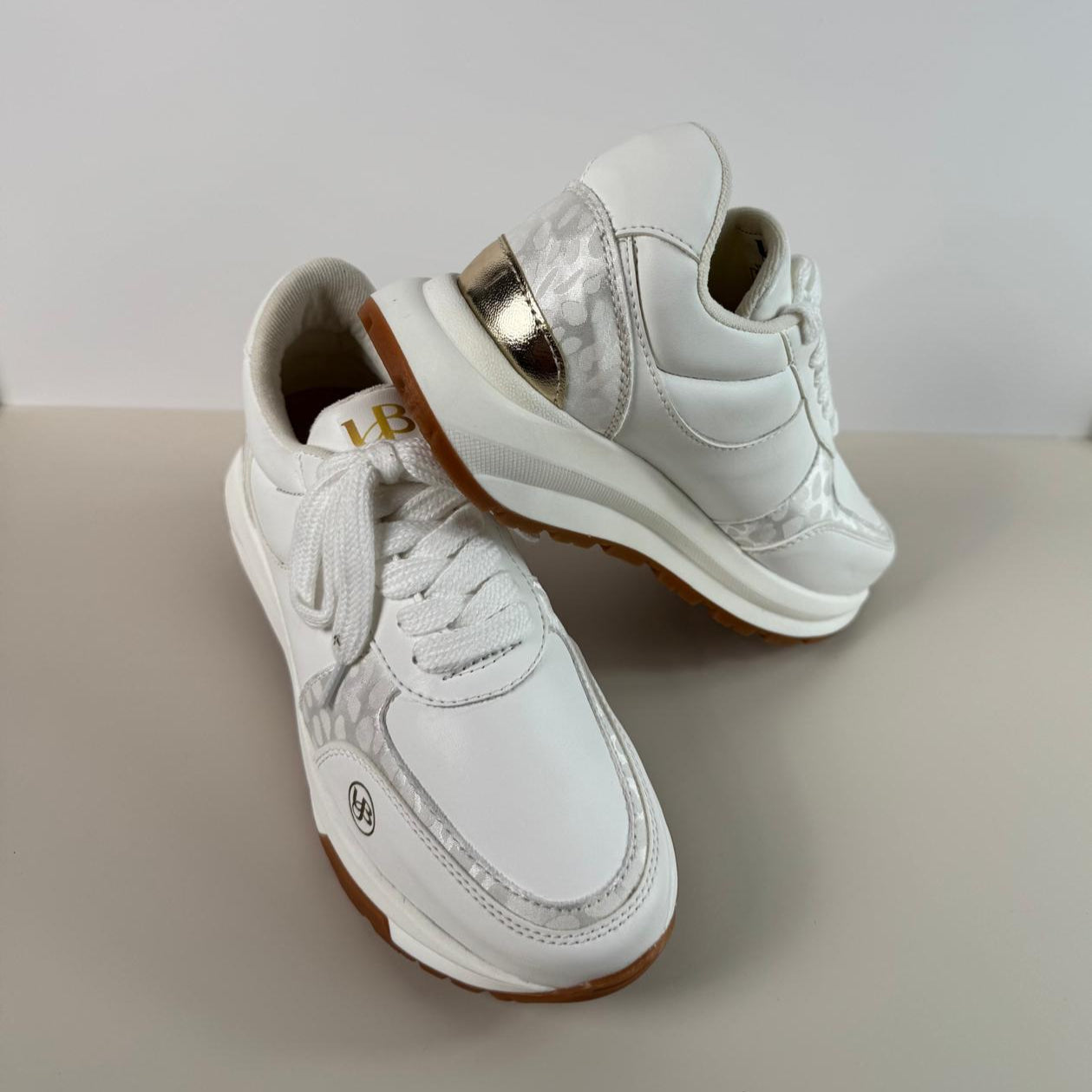 Vintage Silver & Gold Women’s Sneakers