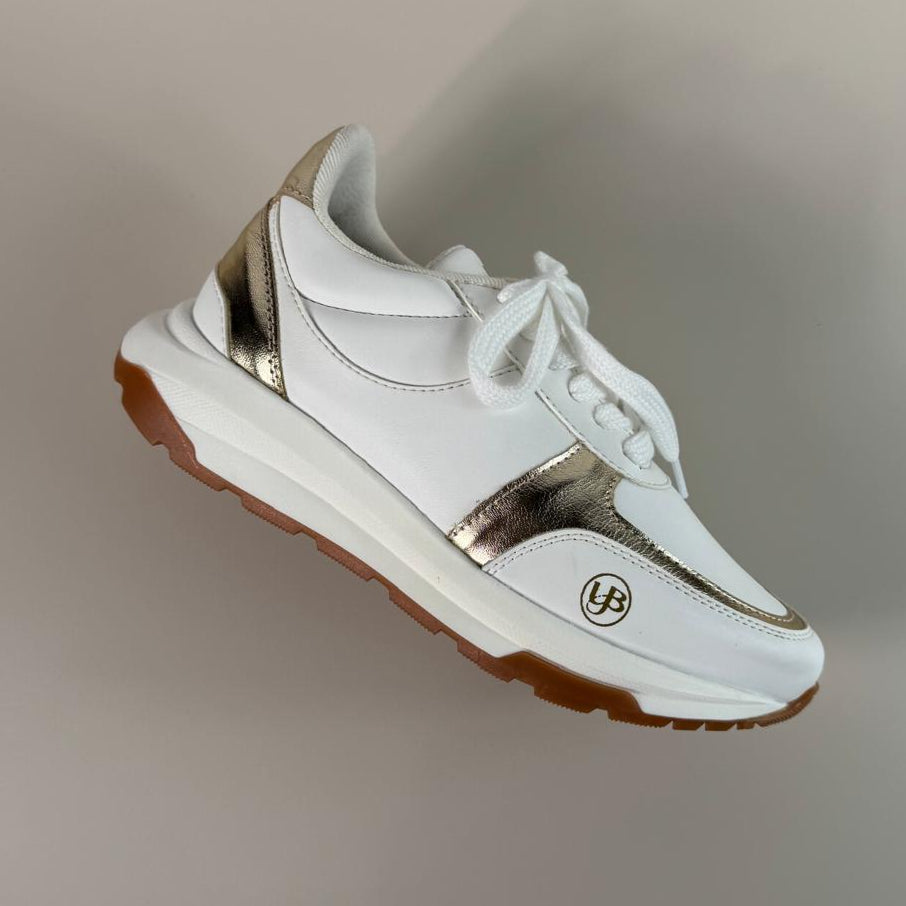 Vintage White & Gold Women’s Sneakers (Copia)