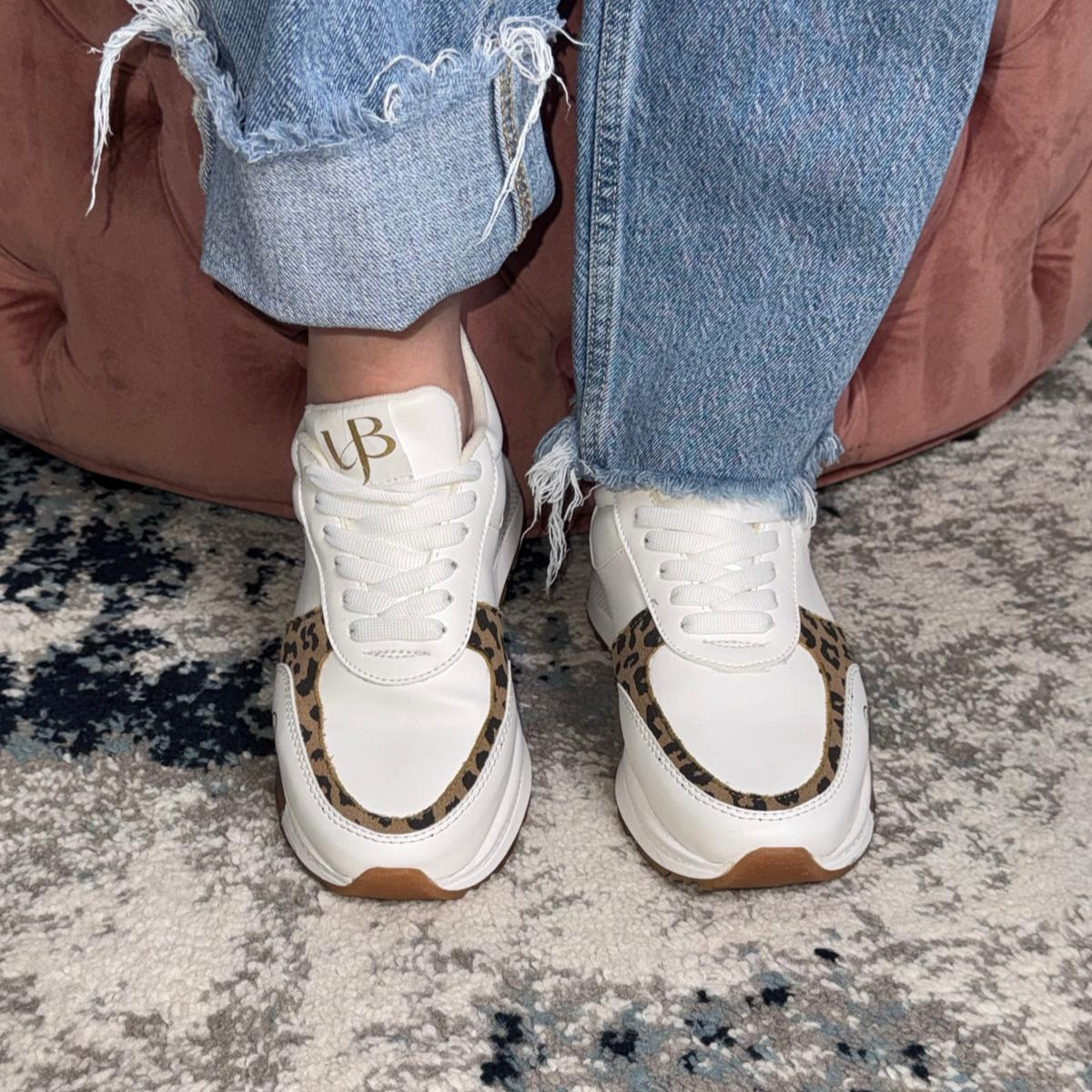 Vintage Leopard Luxe Women’s Sneakers