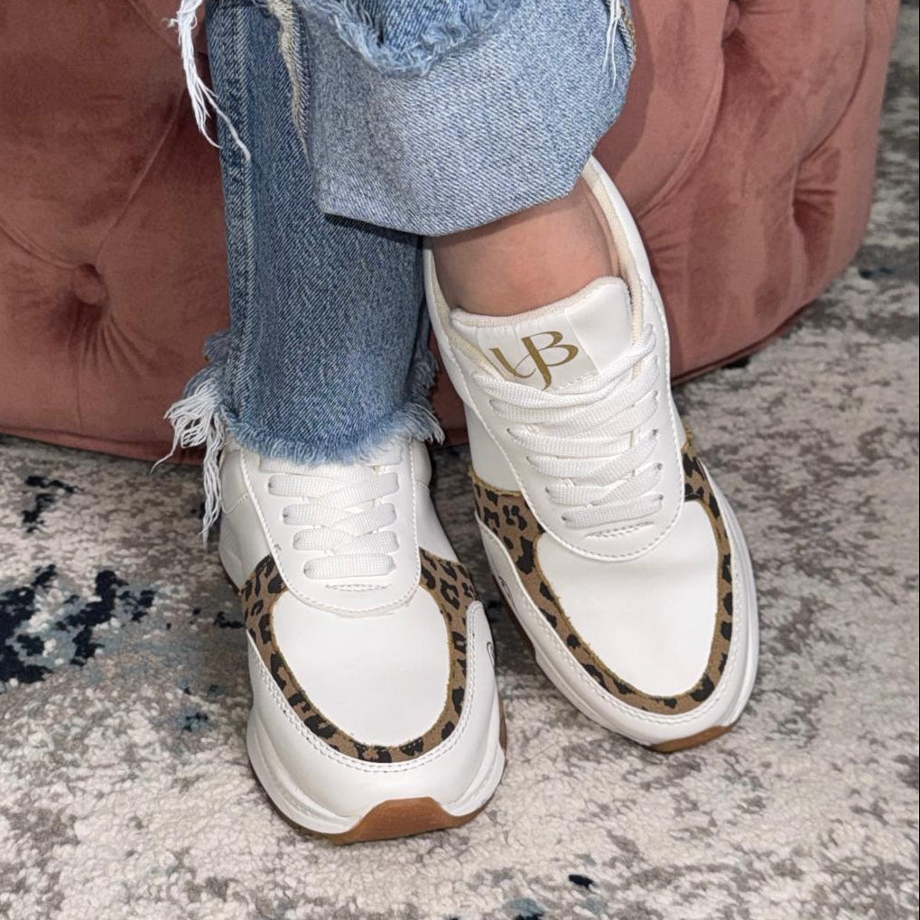 Vintage Leopard Luxe Women’s Sneakers