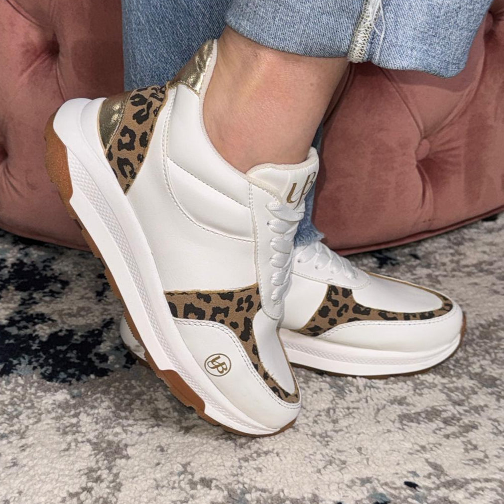 Vintage Leopard Luxe Women’s Sneakers